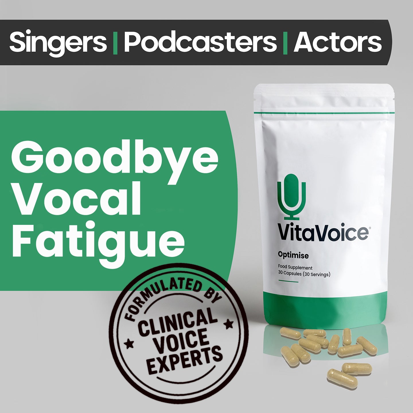 VitaVoice Optimise Vocal Health Supplement