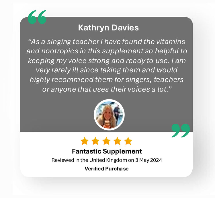 VitaVoice vocal health 5 stars review
