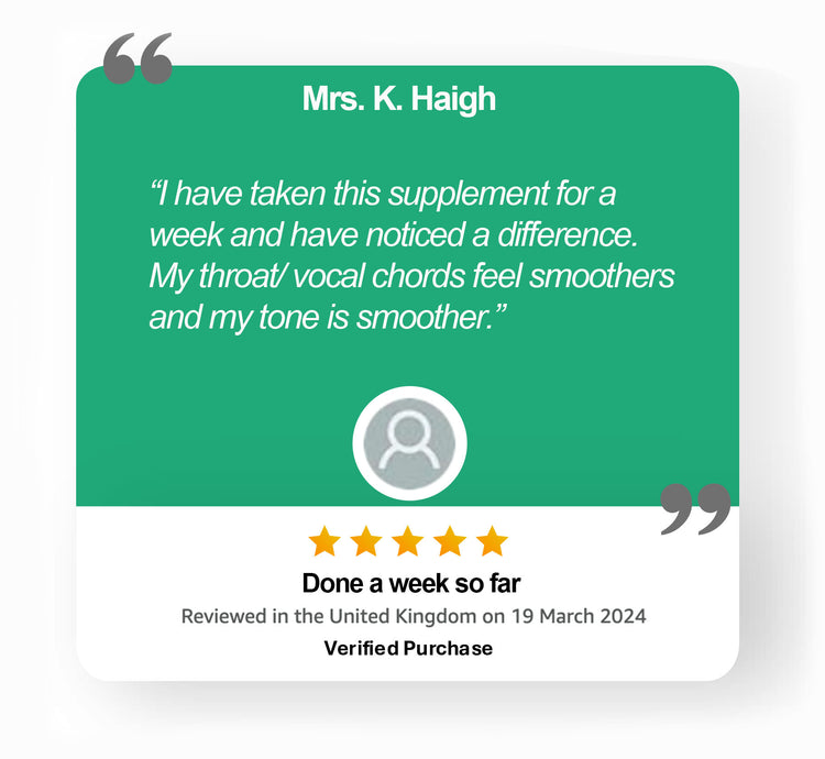 VitaVoice vocal health 5 stars review