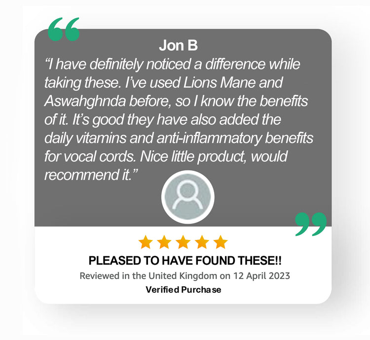 VitaVoice vocal health 5 stars review