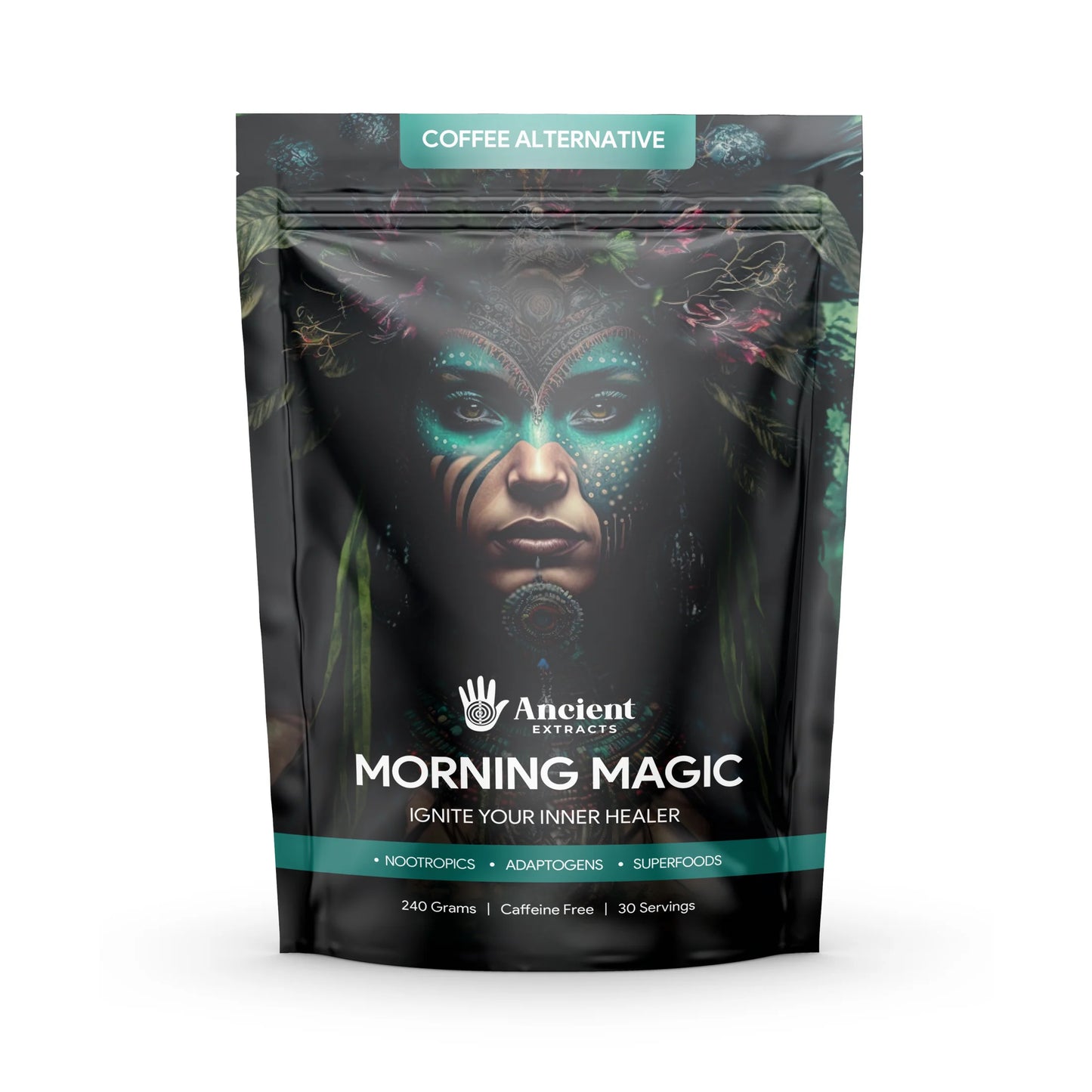 Ancient Extracts Morning Magic Decaf Mushroom Coffee Alternative (240g)