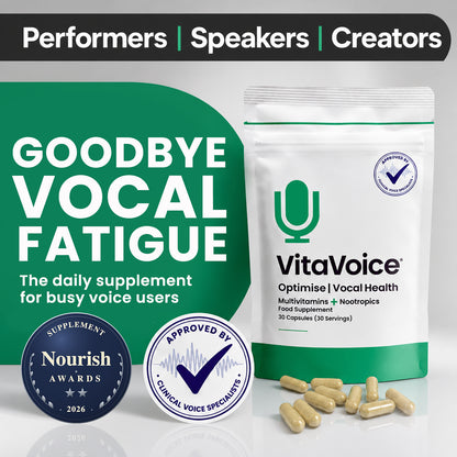 VitaVoice Optimise Vocal Health Supplement - VitaVoice