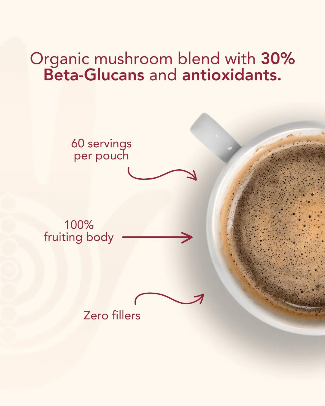 Ancient Extracts Organic Reishi Mushroom Powder 30% Beta Glucan (60g)